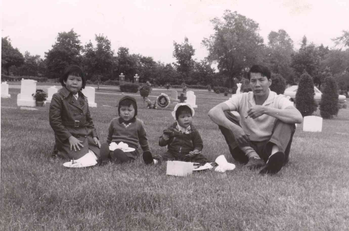 (L-R) Audrey, Pat, Michelle and Jim, 1967