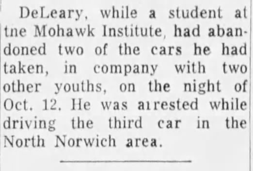 Youth from Mohawk Institute was Arrested for Car Stealing