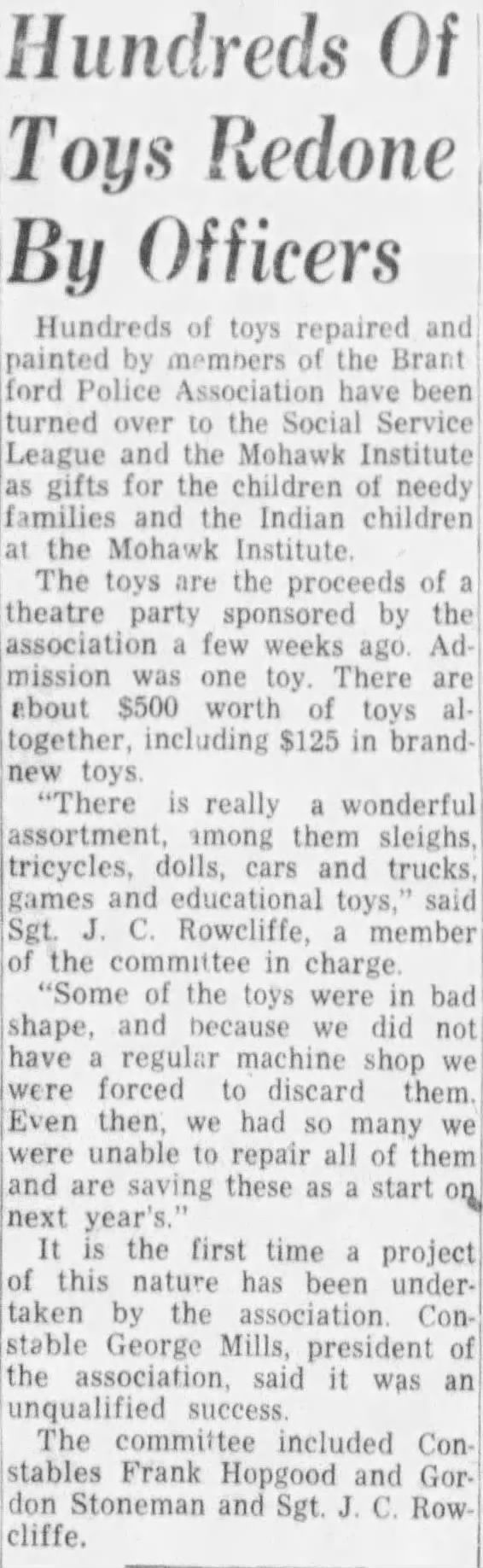Hundreds of Toys Redone by Officers