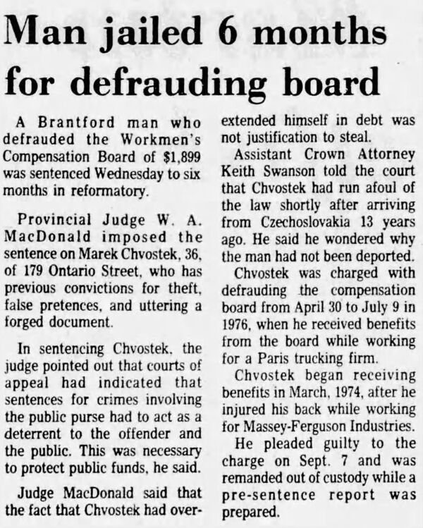 Man Jailed Six Months for Defrauding Board