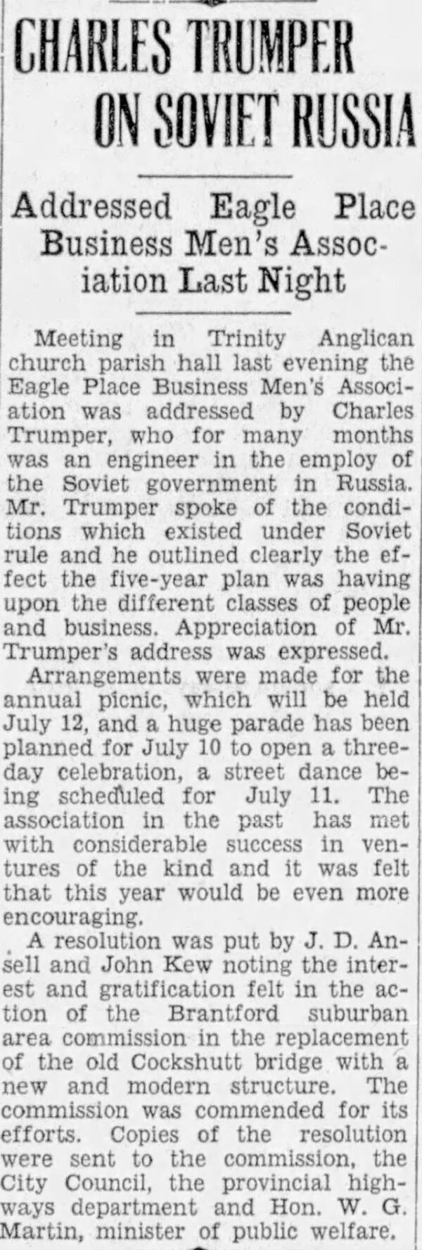 Charles Trumper on Soviet Russia