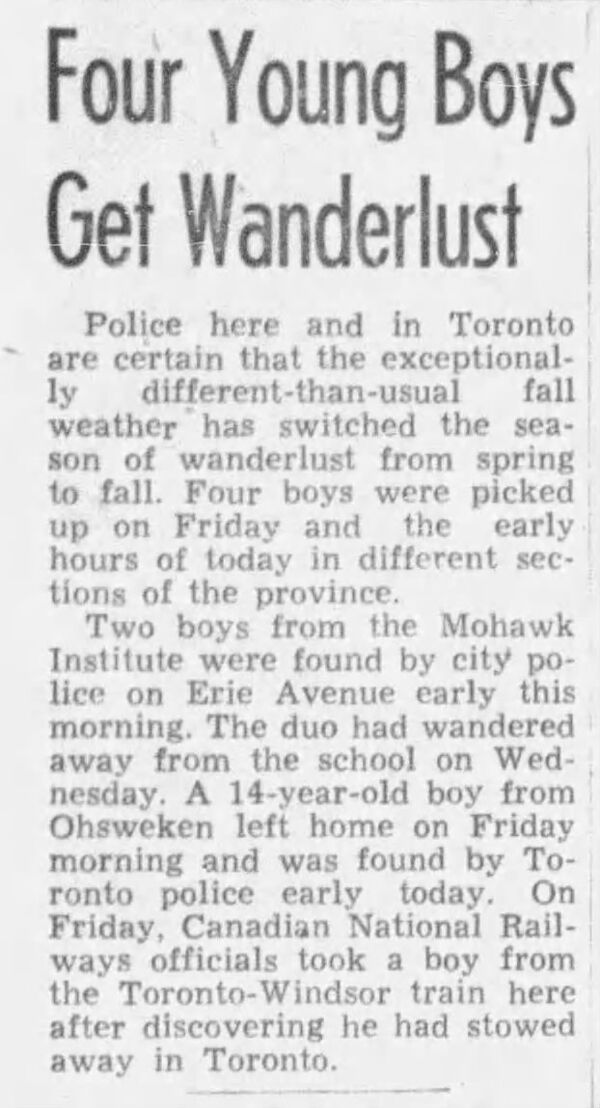 Four Young Boys Get Wonderlust