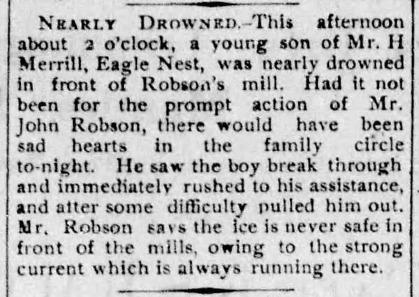Nearly Drowned Article Pg.3